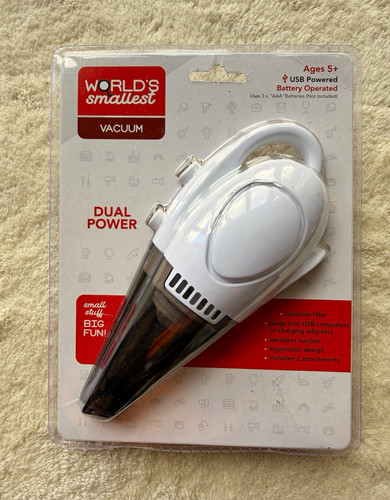 Worlds smallest vacuum mini - smallest,
